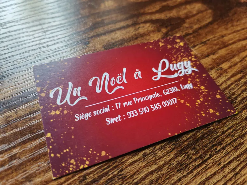 Un Noël à Lugy - Carte de Visite