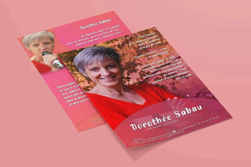 Flyer Dorothée Sabau